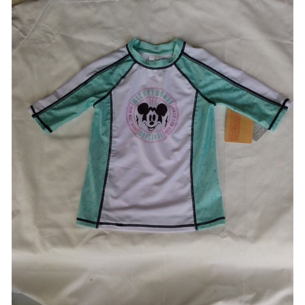 Disney Mickey Mouse size 11/12 Rash Guard Swim t-shirt.